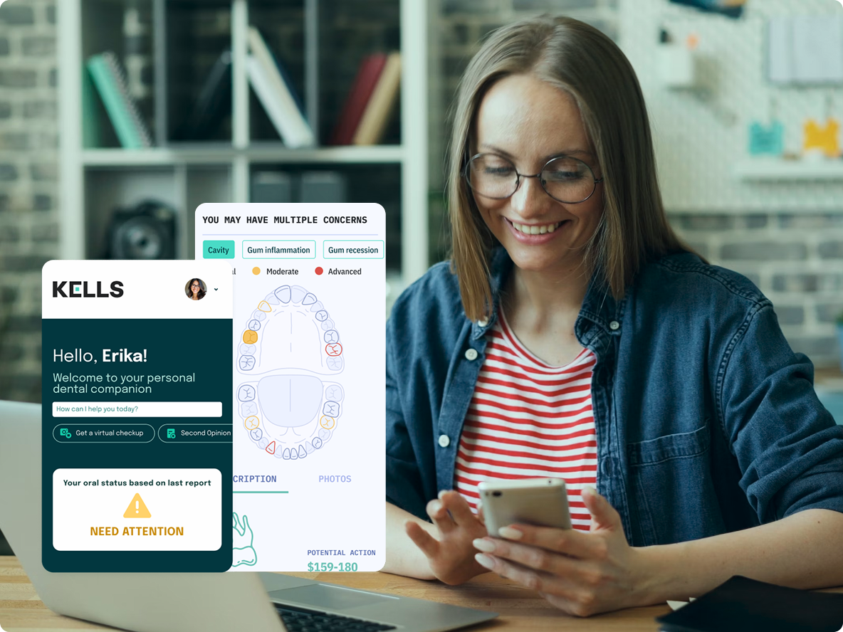 KELLS app — AI dental health platform